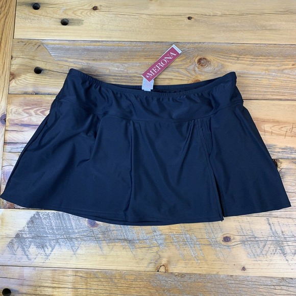 Merona Swim Merona Skirtini Swimwear Swim Skirt Built In Brief Bikini Nwt Poshmark